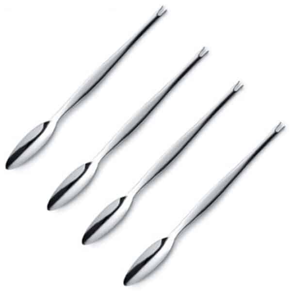 Gense Focus Steel skaldyrsgafler 4 stk.