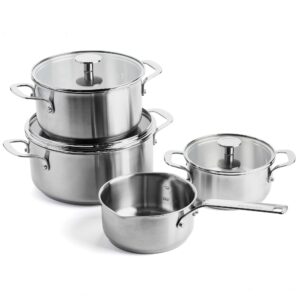 KitchenAid Grydesæt 4 dele, rustfrit stål