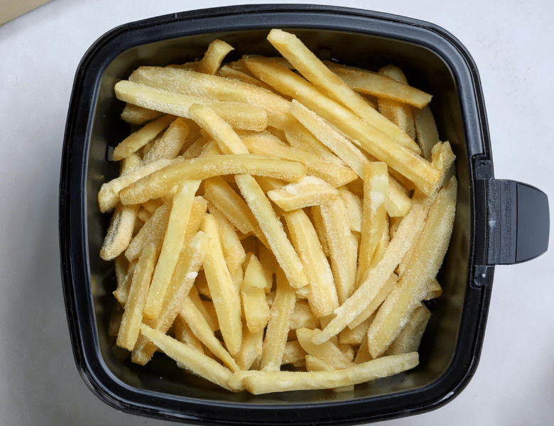 Frosne pommes frites i airfryer