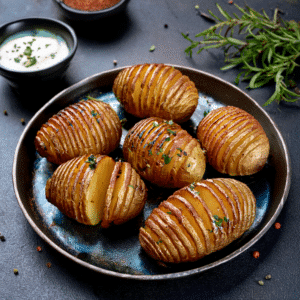 Hasselback kartofler i airfryer