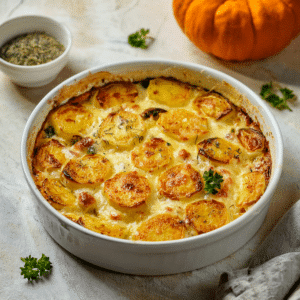 græskar kartoffel gratin