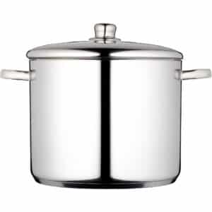 MasterClass Gryde med låg 14 liter, rustfrit stål